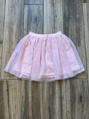 Jumping Beans Pink Tulle Layered Cartwheel Scooter Skirt- Size 8
